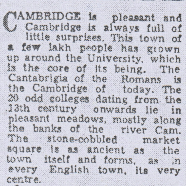 Cambridge Characters